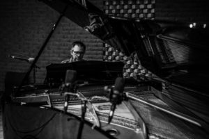 Matthew Phelps at the piano