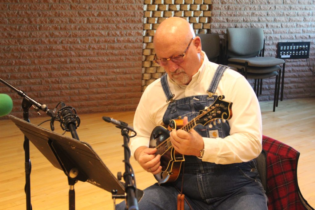 Mike Compton on mandolin